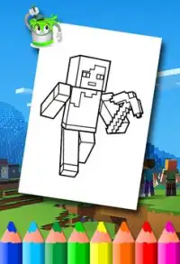 Minecraft Coloring Pages Screen Shot 0
