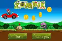 Zombie Racing Car vs Adventure plant World Screen Shot 0