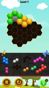 Bee Hexa Puzzle Screen Shot 3