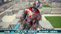 Superhéroe Vuelo Robot Rescate Screen Shot 14