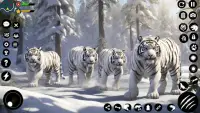 White Snow Tiger Family Sim 3D Screen Shot 3