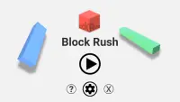 Block Rush : Minimalist Arcade Game Screen Shot 0