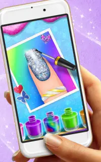 Acrylic Nails : nail salon simulator Screen Shot 7