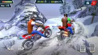 corridas de moto de neve 2019 - Snow Bike Racing Screen Shot 0