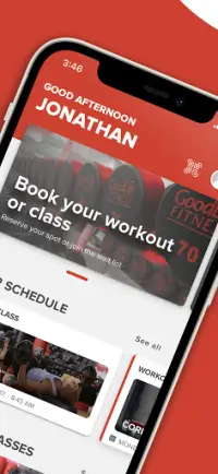 GoodLife Fitness Screen Shot 1