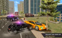 coche de policía vs persecución de gángsters Screen Shot 15