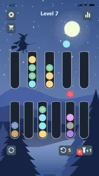 Sort Color Balls - puzzle game Screen Shot 1