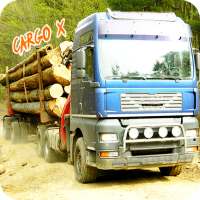 Holz Cargo-Hügel-Verkehr Truck