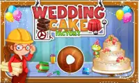 Wedding cake cooking: Baking chef cake simulator Screen Shot 0