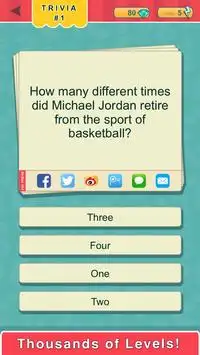 Trivia Quest™ Athletes Trivia Screen Shot 0