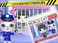 Kitty Cat Police Fun Care & Thief Arrest Game Screen Shot 2