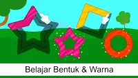 Warna Kanak: Permainan Bentuk Screen Shot 0