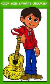Color COCO Miguel Coloring Book for kids Screen Shot 3