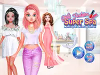 Super Girls Fashion - Spa Makeup & Dress Up Salon Screen Shot 0