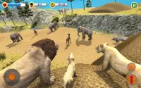 The Lion Simulator - Juego de familia de animales Screen Shot 0