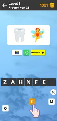 Quiz: Emoji-Spiel, Errate das Emoji-Rätsel Screen Shot 3
