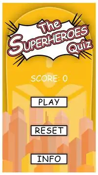 Superheroes Quiz Screen Shot 0