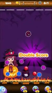 Kid Witch Bubble Shooter Screen Shot 2