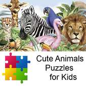 Cute Animals Puzzles for Kids