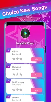 Rosalia Piano Tiles Screen Shot 1