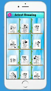 Mickey Coloring Books Screen Shot 1