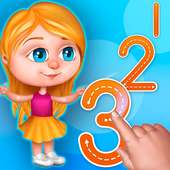 Trace Number 1 to 10 Preschool