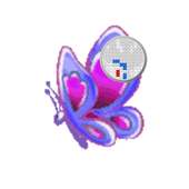Coloring Butterfly Pixel Art, por número
