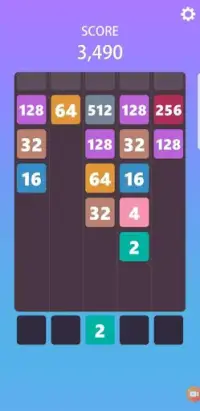 Number Shooter: Merge with Coins Screen Shot 1