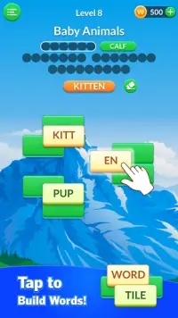 Word Tile Puzzle: Brain Training & Free Word Games Screen Shot 0