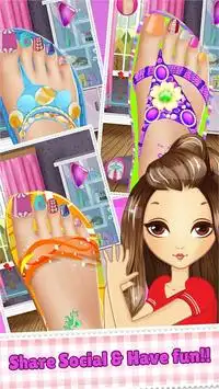 Foot Nail Beauty Salon Game Screen Shot 4