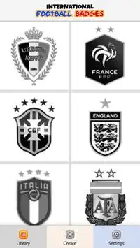 World Football Badges Color by Number - Pixel Art Screen Shot 0