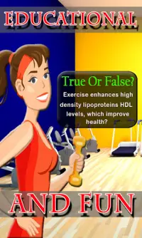 Fitness Quiz Health Trivia Screen Shot 2