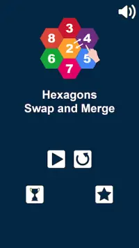Swap n Merge Hexagons: Hexa Merge Puzzle Screen Shot 2