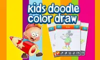 kids doodle - color draw Screen Shot 0