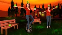 Apple Shooter Girl - 3d Archery Game Screen Shot 1