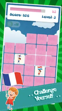 Memory Game Flags Screen Shot 5