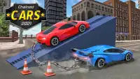 Chained Cars Impossible Stunts - Car Driving 2021 Screen Shot 0