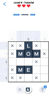 Nonogram Words - Word Cross Puzzle Screen Shot 0