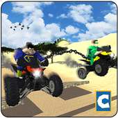 Impossible Superhero Chained Quad Bike Stunts