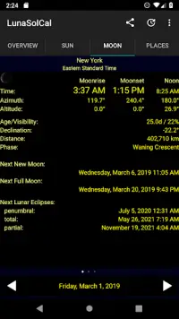 LunaSolCal Mobile Screen Shot 4