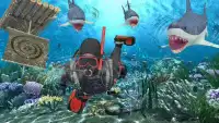 Affamato Shark Attack Simulator-Gioco di avventura Screen Shot 0