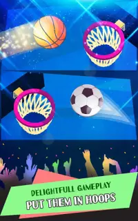 Doodle Ball - Dunk The Hoop Screen Shot 4