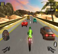 Highway Fiets Moto Racing: Endless Traffic Racer Screen Shot 7