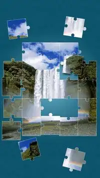 Waterfall Jigsaw Puzzle Screen Shot 2