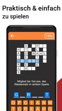 Kreuzworträtsel Deutsch Screen Shot 1