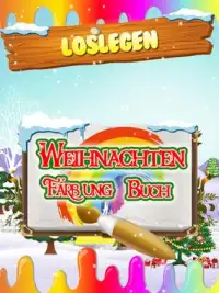 Weihnachtsmalbuch - Kinderspiel Screen Shot 0