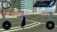 Flying Thanos Stickman Rope Hero Gangster Crime Screen Shot 0