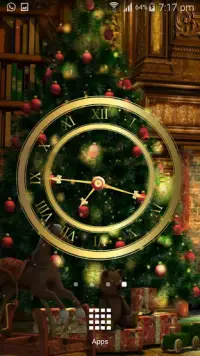 Christmas Clock Wallpaper Screen Shot 0