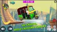 Freaky Tuk Tuk Rickshaw Stunt Driver : Sky Climb Screen Shot 1