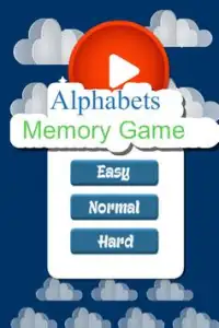 Alphabets Memory Game Screen Shot 1